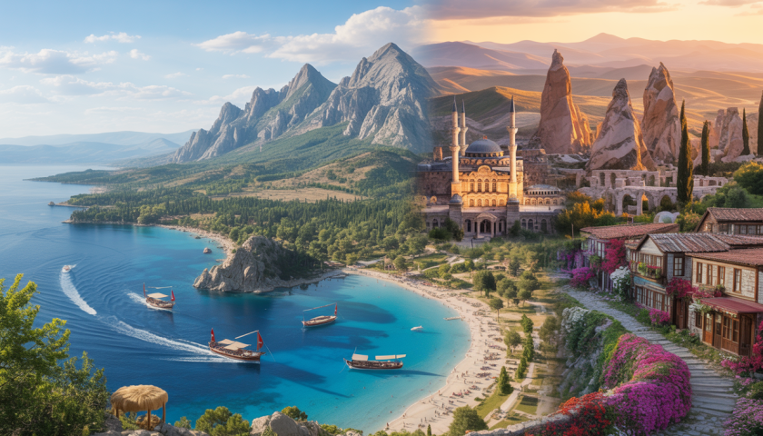 découvrez les 5 régions incontournables de turquie, entre littoraux ensoleillés, paysages montagneux impressionnants et sites historiques fascinants. préparez votre voyage au cœur d’une destination aux mille richesses !