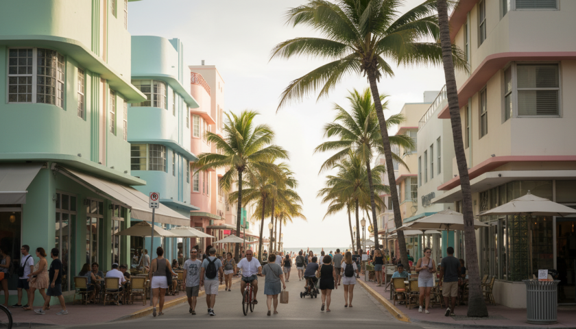 découvrez miami beach : explorez south beach, flânez sur lincoln road et admirez l'architecture art déco emblématique de cette destination unique.