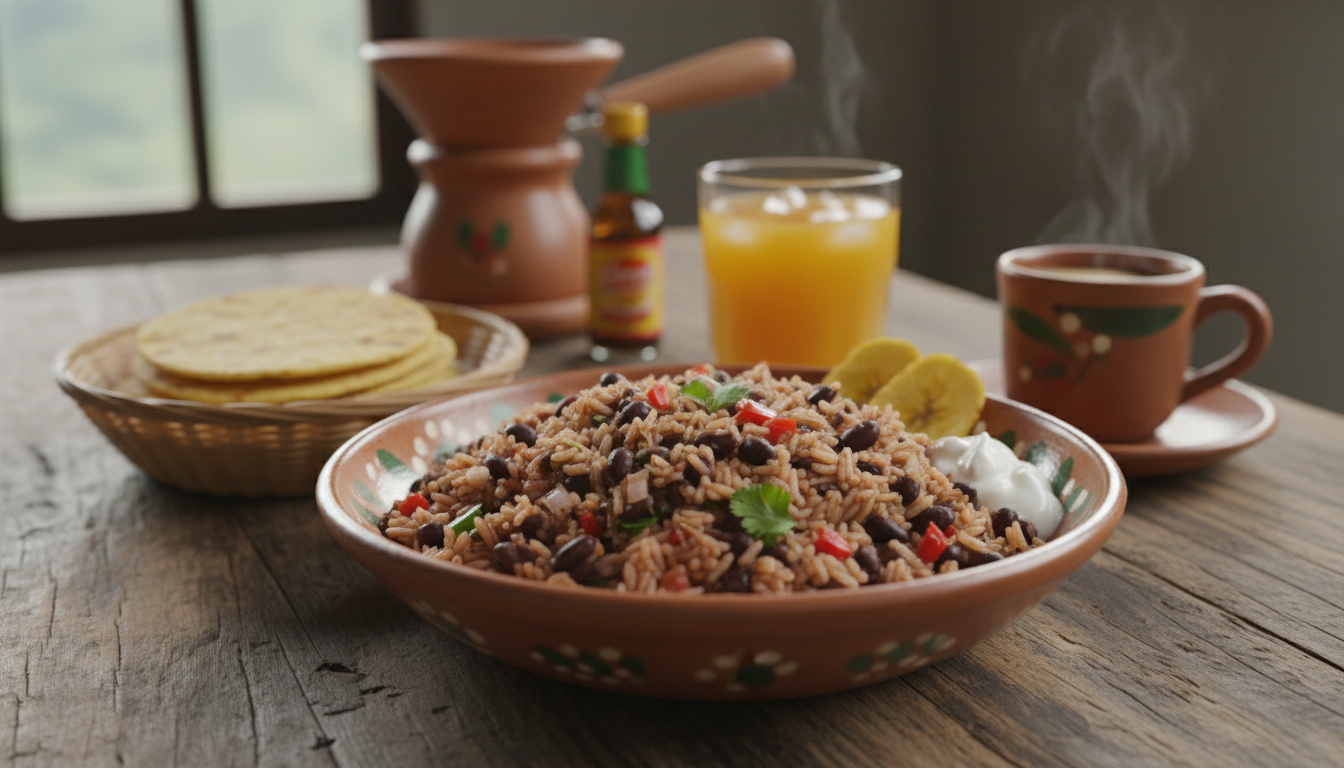 découvrez le gallo pinto, la recette traditionnelle et savoureuse du costa rica, parfaite pour un petit-déjeuner authentique et plein de saveurs.